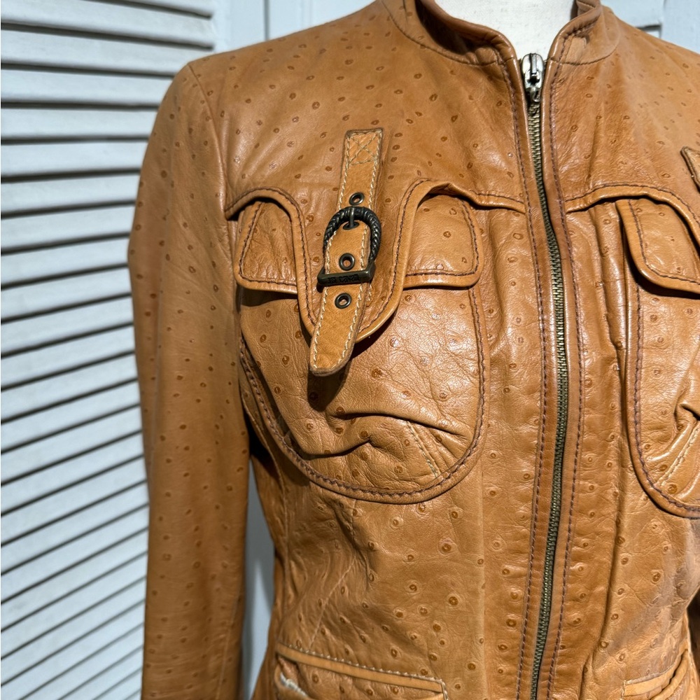 ASO SERENA VAN DER WOODSEN LEATHER JACKET - Picture 11 of 16